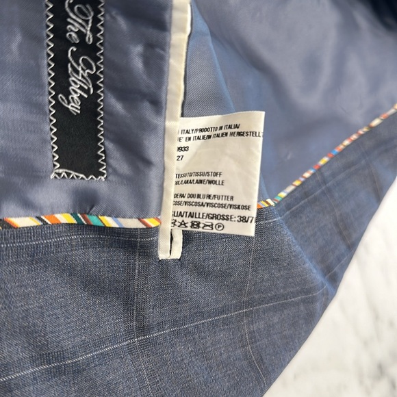 Paul Smith Grey Windowpane Suit Size 38 - Picture 5 of 11